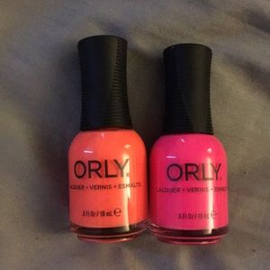 Two Orly nail lacquers